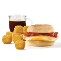 Breakfast Baconator Combo, HP Brown Sauce (2)