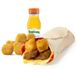 Breakfast Baconator Combo, HP Brown Sauce (3)