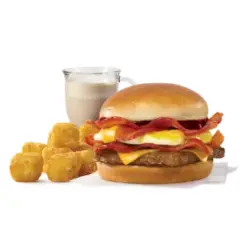 Breakfast Baconator Combo, HP Brown Sauce