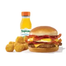 Breakfast Baconator Combo, Heinz Ketchup