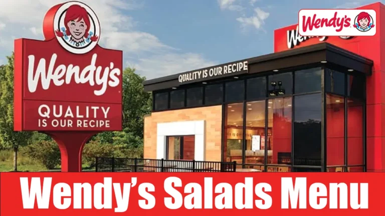 Wendy’s Salads Menu